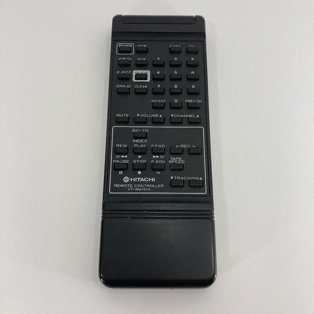Hitachi VT-RM151A Remote‎ Control Black for VTM151, VTM151A, VTM161A - TESTED